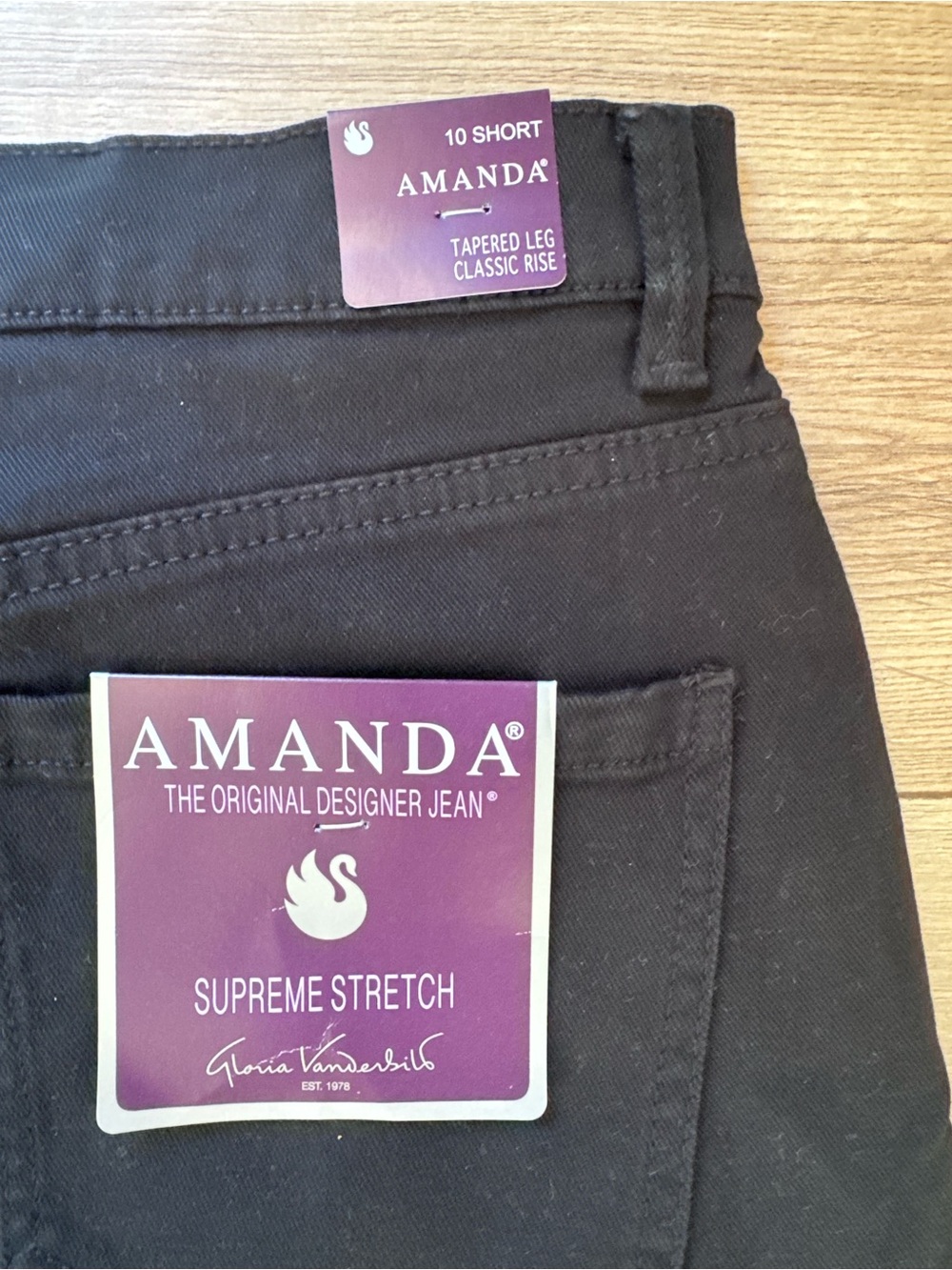 Gloria Vanderbilt Amanda Classic Stretch Jeans 10 Short - Picture 6 of 6